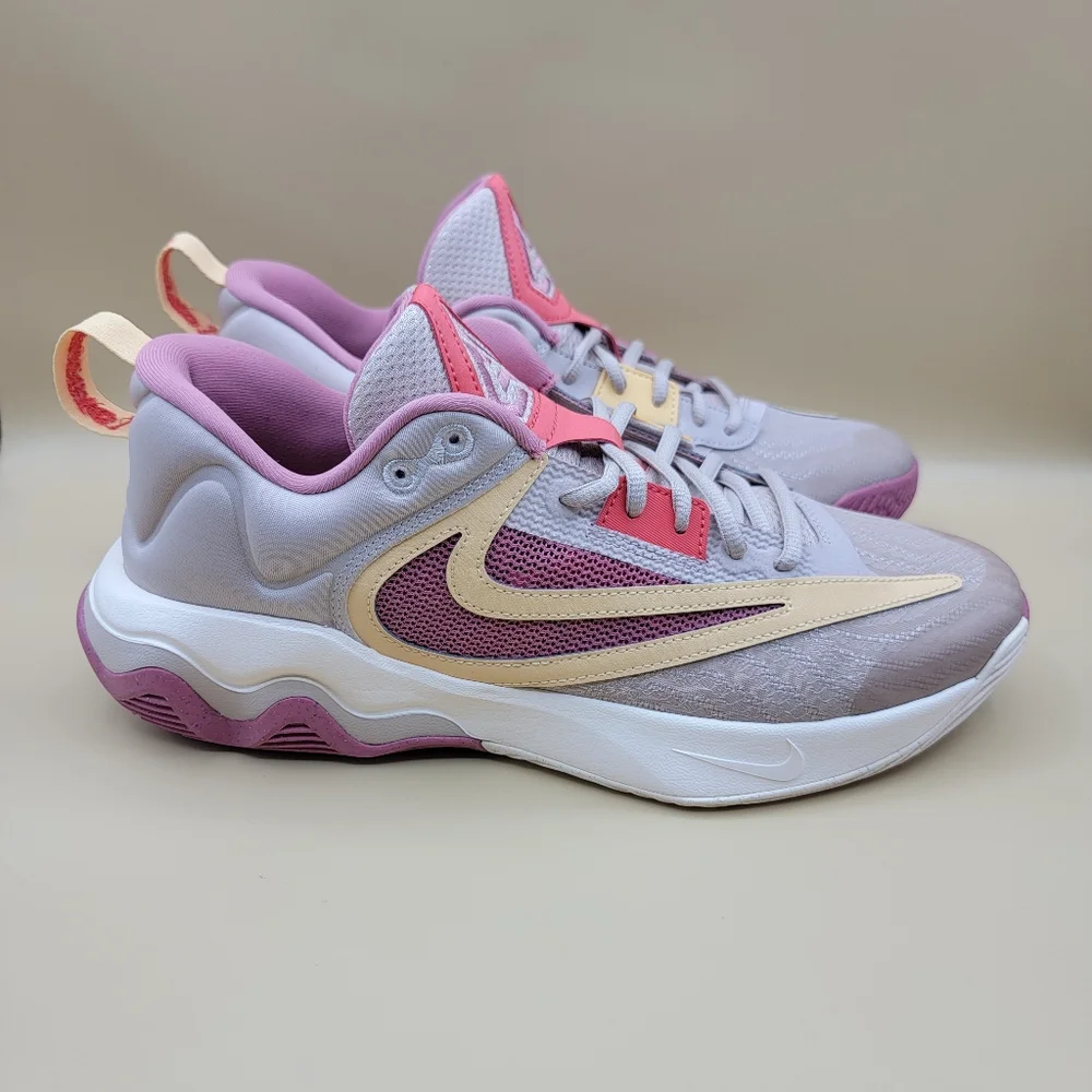 Nike Giannis Immortality 3 Mens Basketball Shoes Size 10 Fossil Stone Purple New